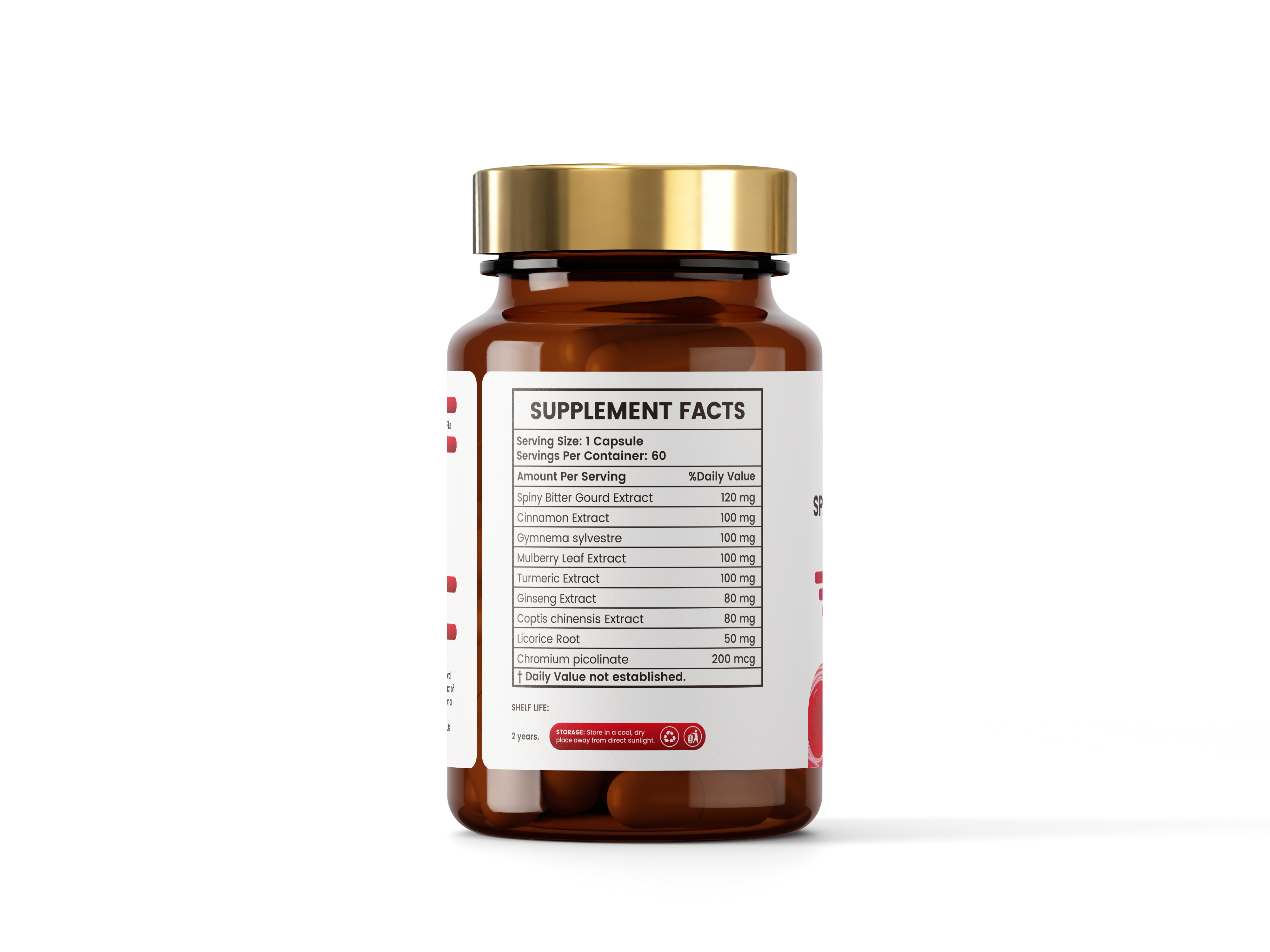 MULTI-HERBALSPINY BITTER GOURD CAPSULE PLUS POCCI Healthy