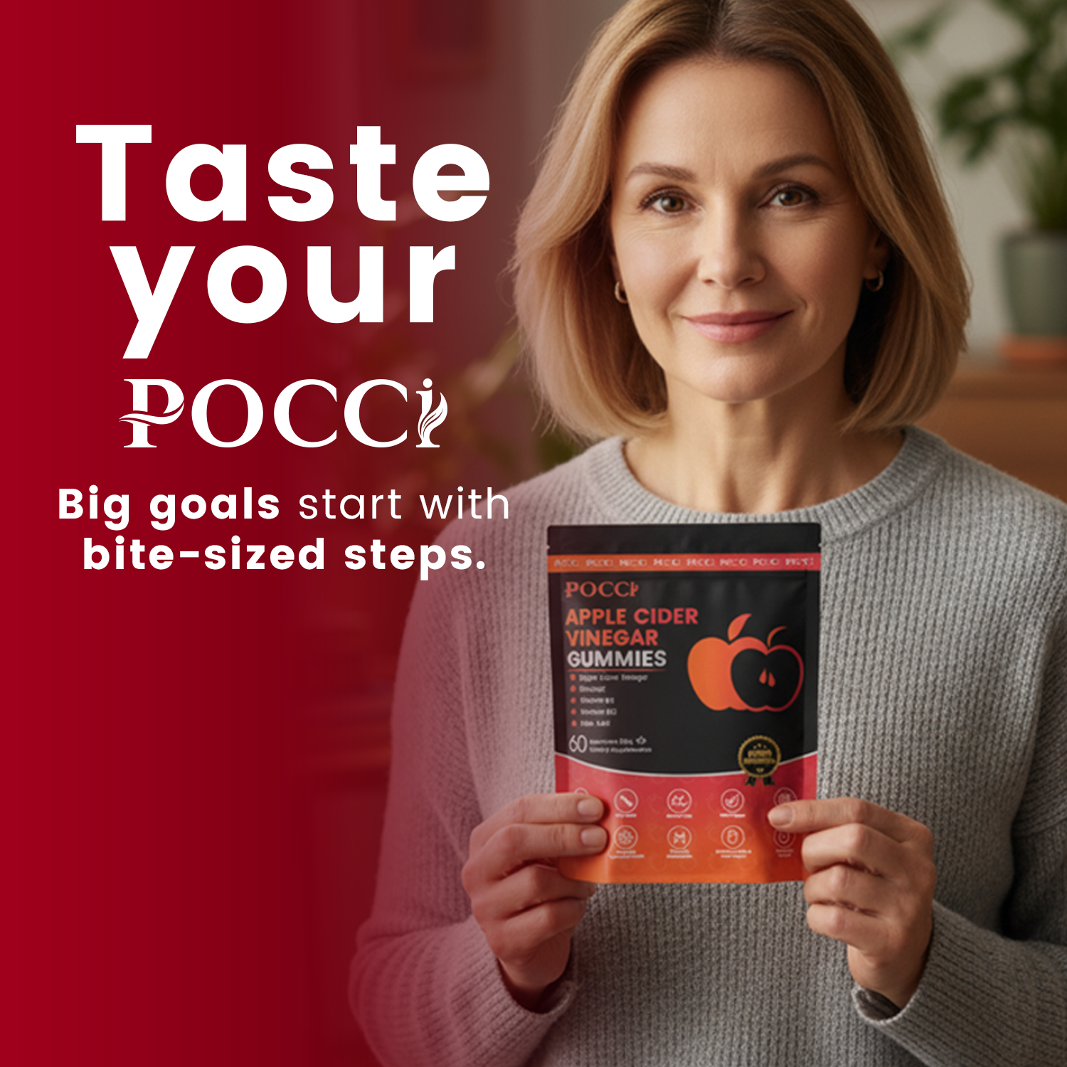 Apple cider vinegar gummies POCCI Healthy