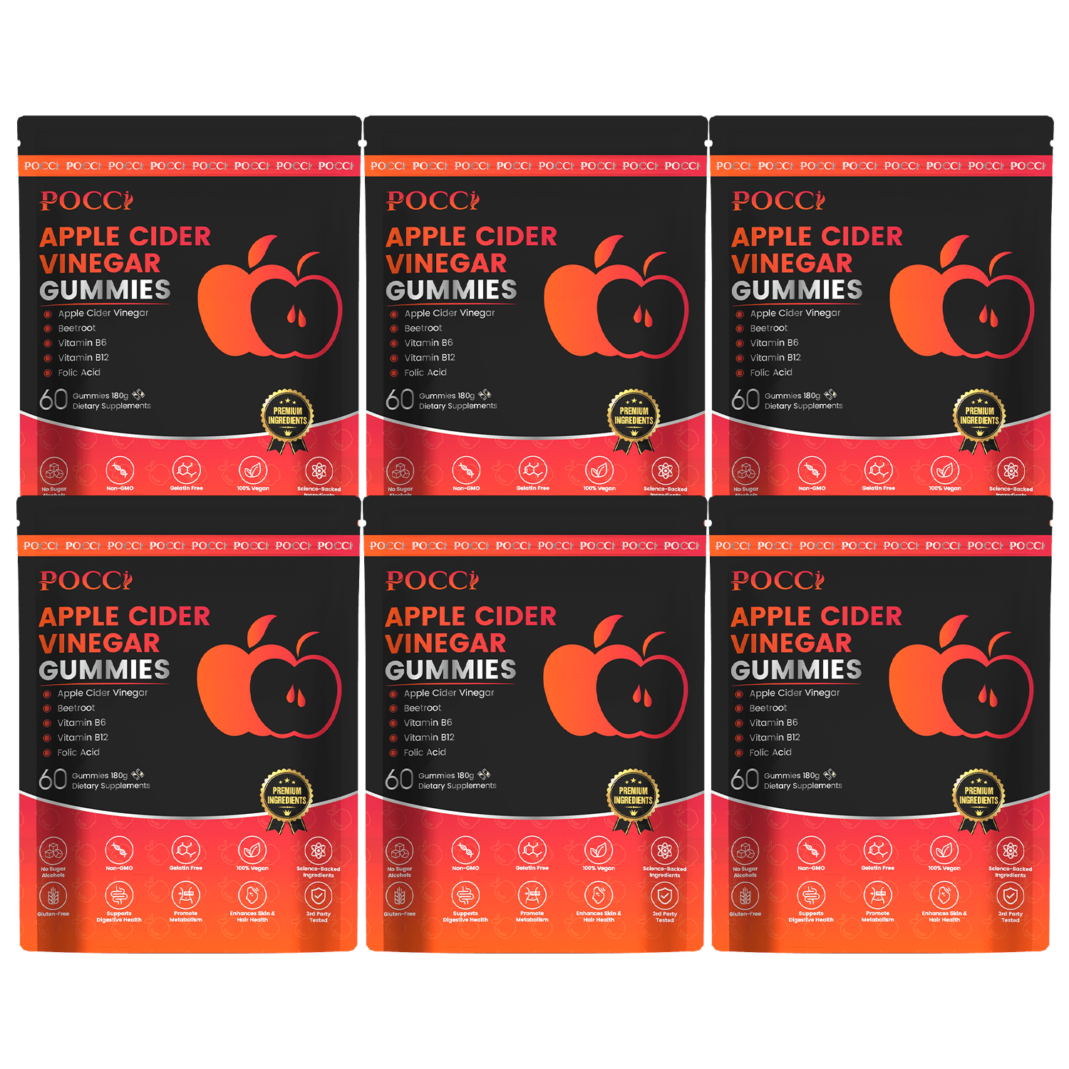 Apple cider vinegar gummies - POCCI Healthy
