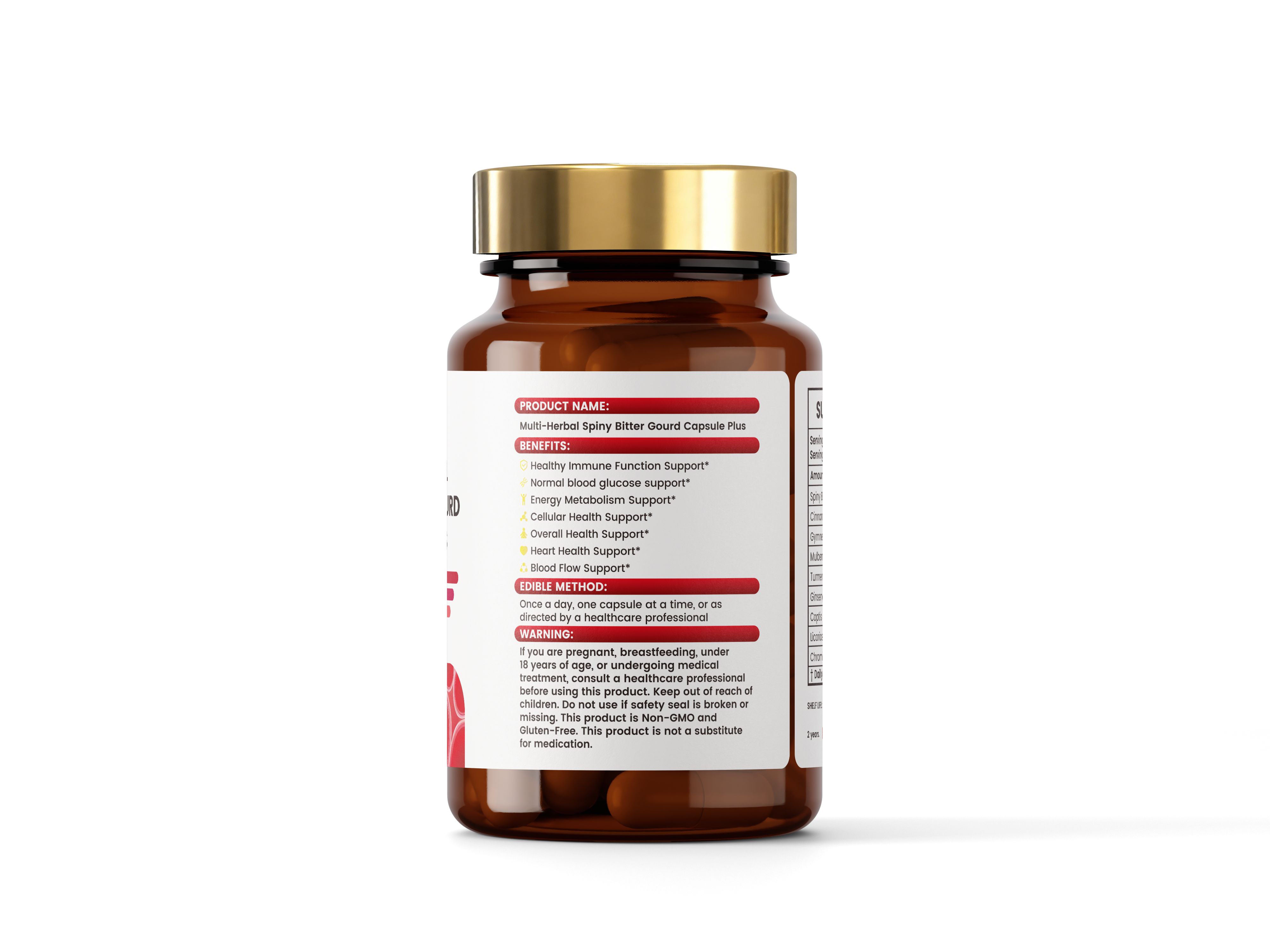 MULTI-HERBALSPINY BITTER GOURD CAPSULE PLUS POCCI Healthy