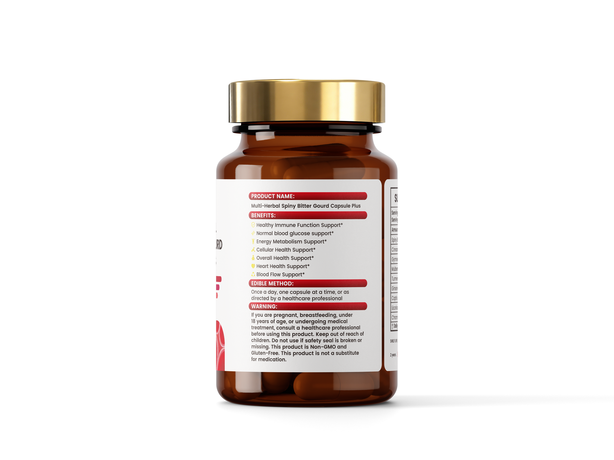 MULTI-HERBALSPINY BITTER GOURD CAPSULE PLUS POCCI Healthy