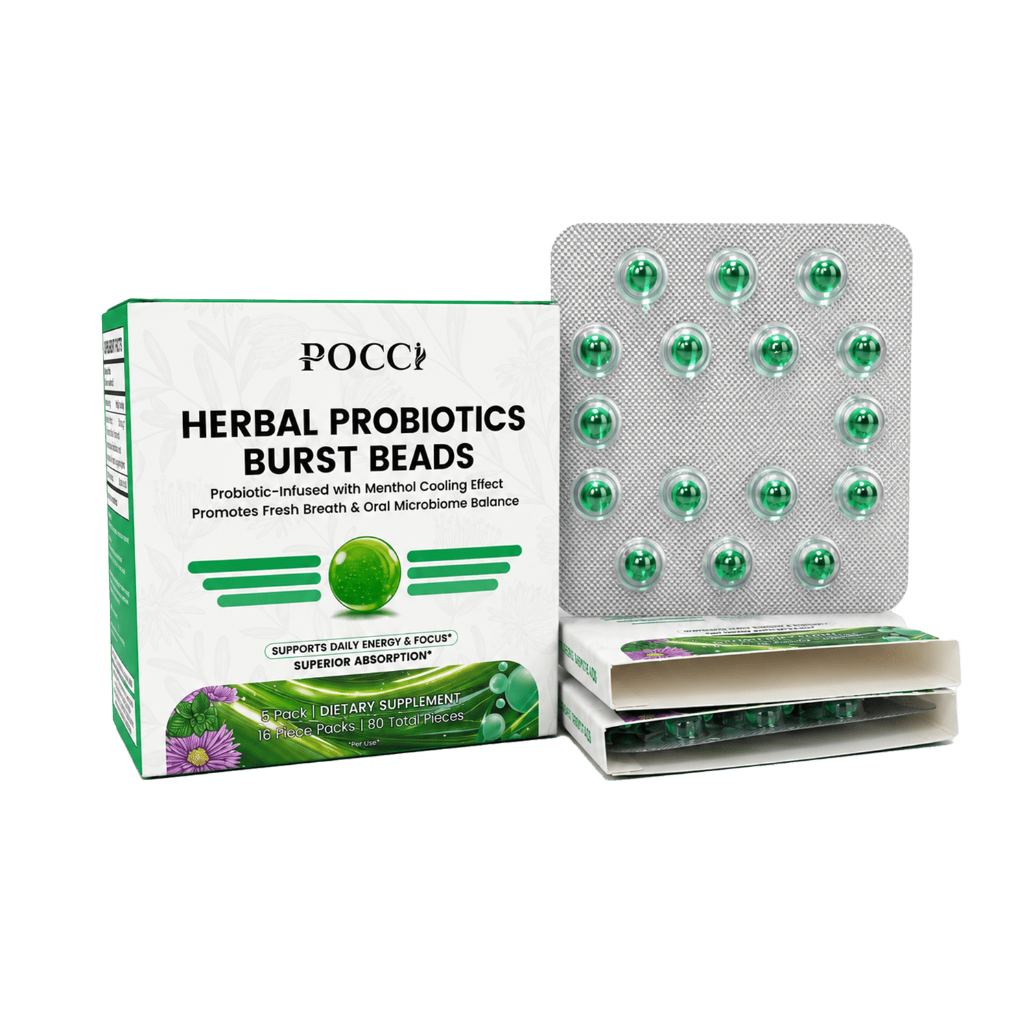 HERBAL PROBIOTICS BURST BEADS - POCCI Healthy