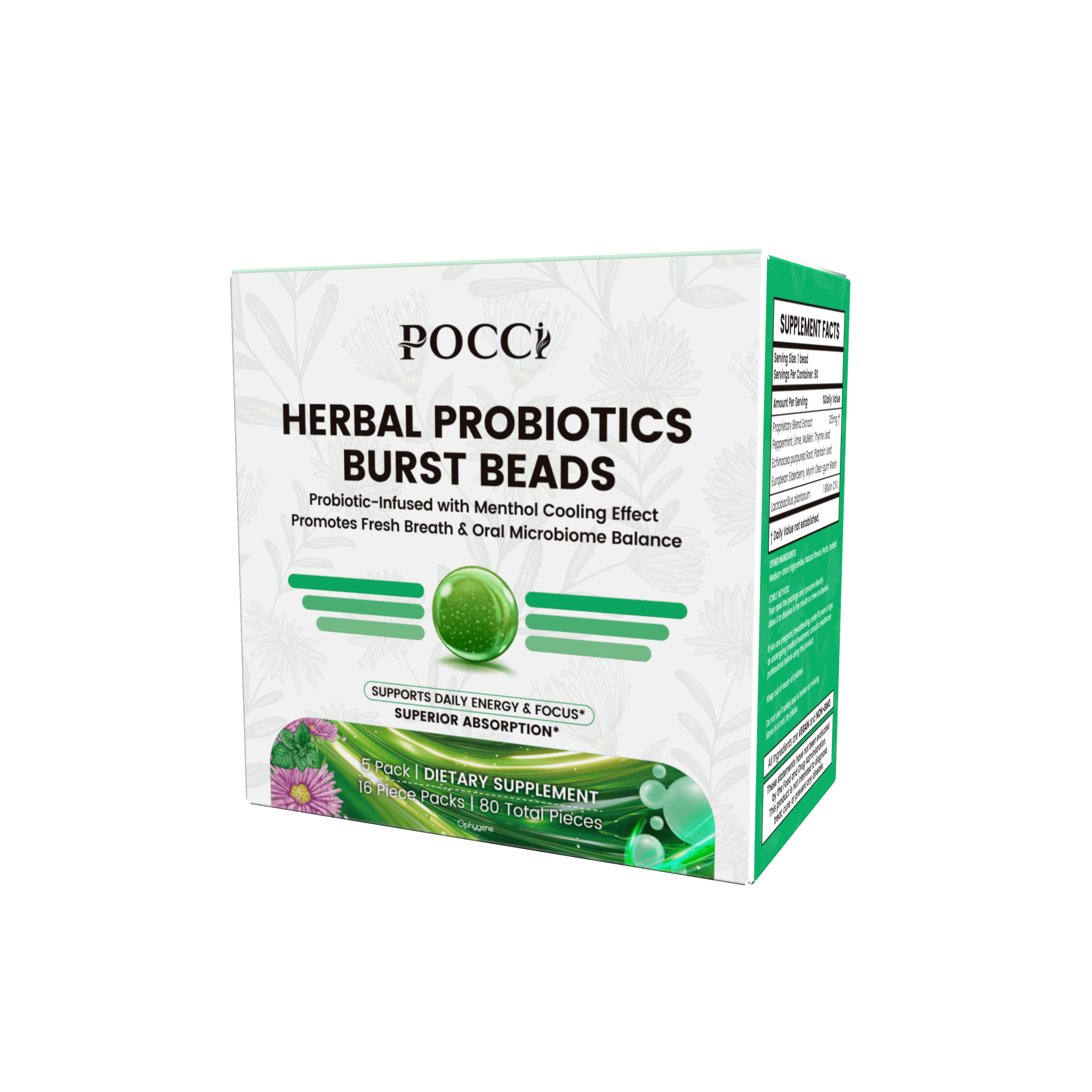 HERBAL PROBIOTICS BURST BEADS - POCCI Healthy