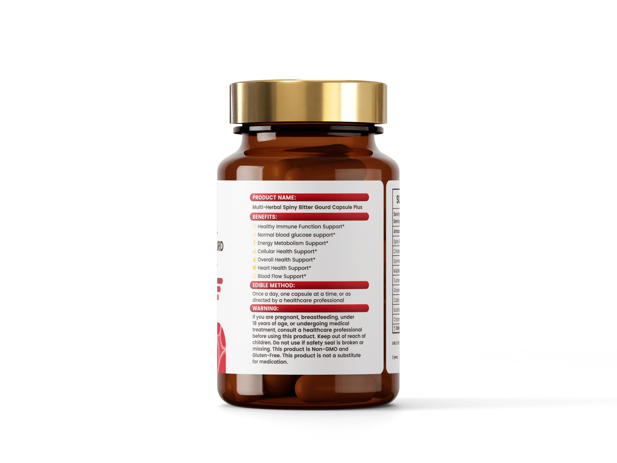 Multi-Herbal Spiny Bitter Gourd Capsule Plus - POCCI Healthy