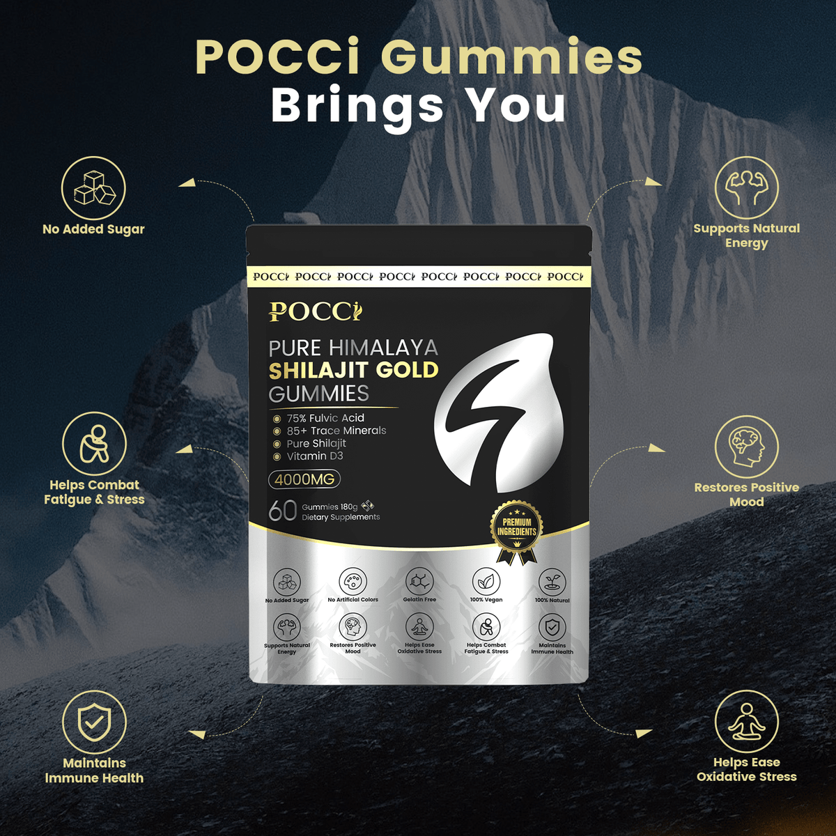Shilajit Gummies - POCCI Healthy