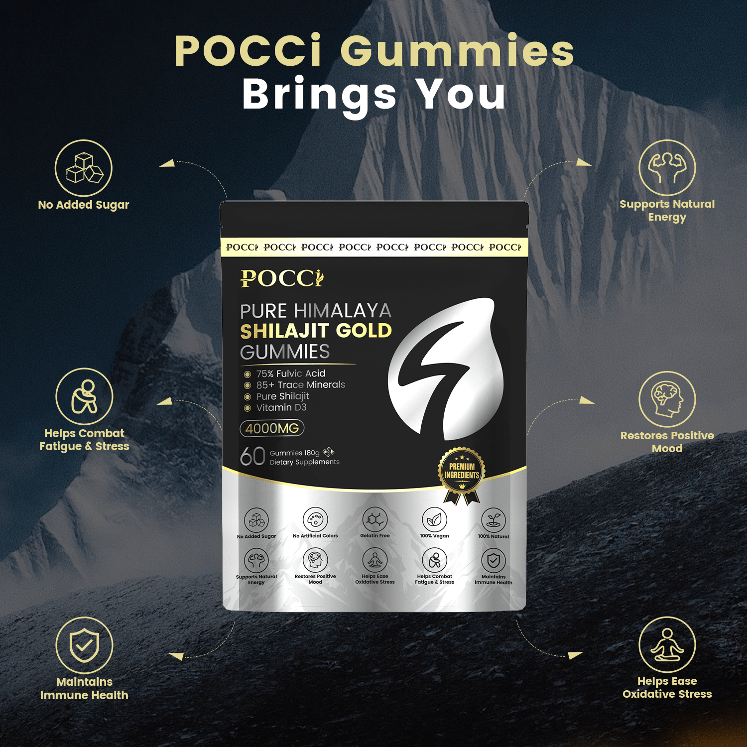 Shilajit Gummies - POCCI Healthy
