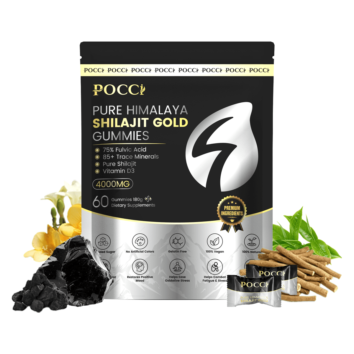 Shilajit Gummibärchen
